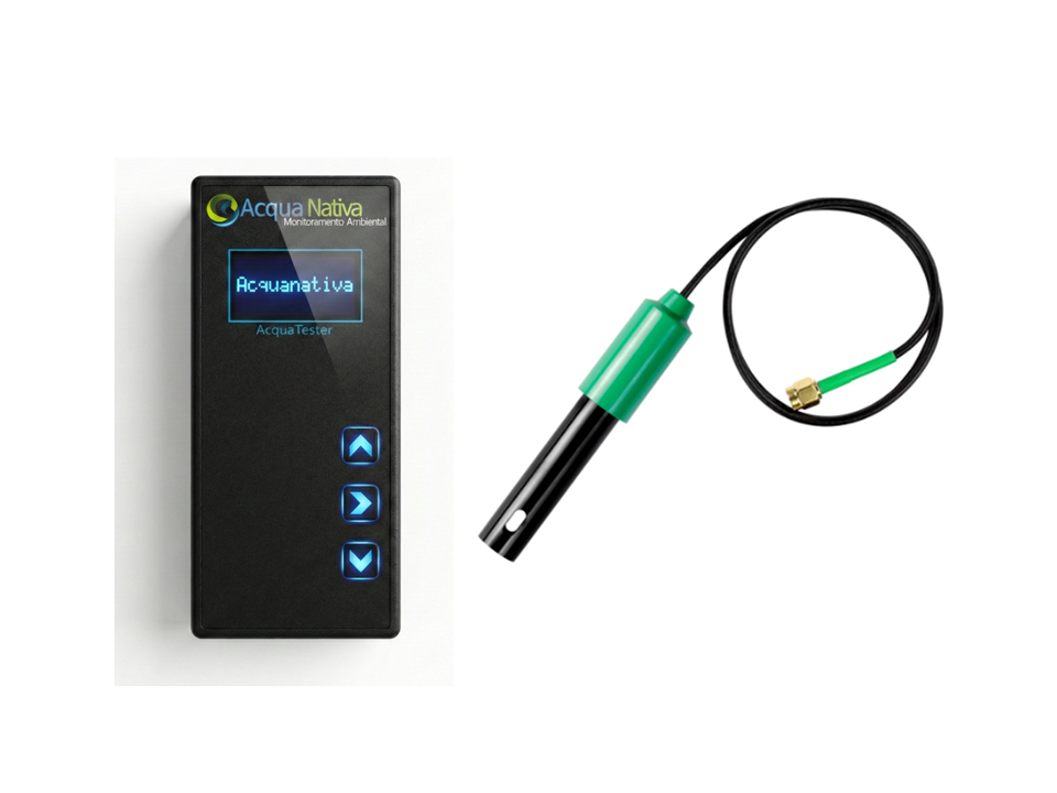 Medidor Portátil de Condutividade Elétrica, TDS, Salinidade e Temperatura AcquaTester-TE - Image 1