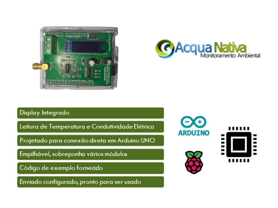 Kit Sensor de Condutividade Elétrica e Temperatura AcquaKit-EC - Image 3