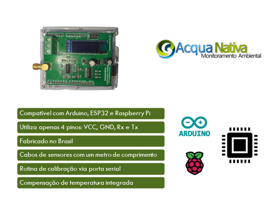 Kit Sensor de Condutividade Elétrica e Temperatura AcquaKit-EC - Image 4