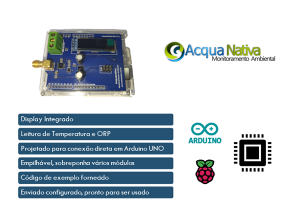 Kit Sensor ORP e Temperatura AcquaKit-ORP